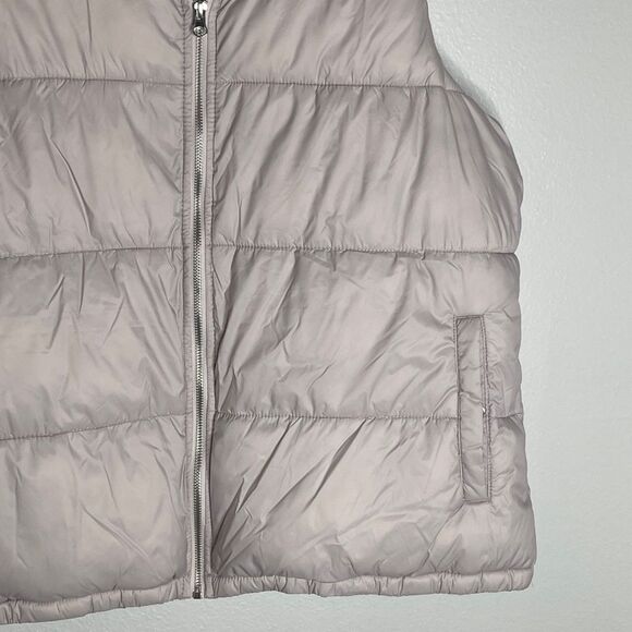 Old Navy Frost Free Puffer Zip Vest Icelandic Mineral Size XL - Picture 4 of 15